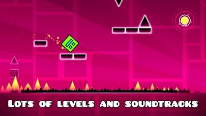 Geometry Dash Liteのゲーム画面