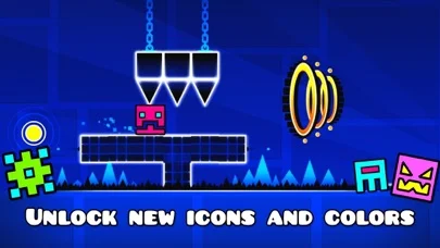 Geometry Dash Liteのゲーム画面
