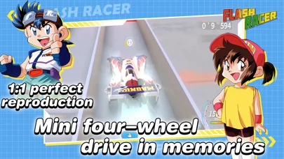 Mini4WD Let's GOのゲーム画面