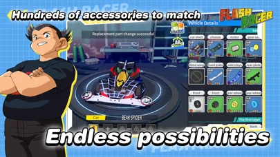 Mini4WD Let's GOのゲーム画面