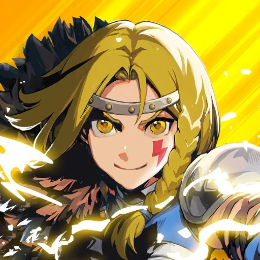 カミナリ少女の冒険：放置系アクションRPGのアイコン画像