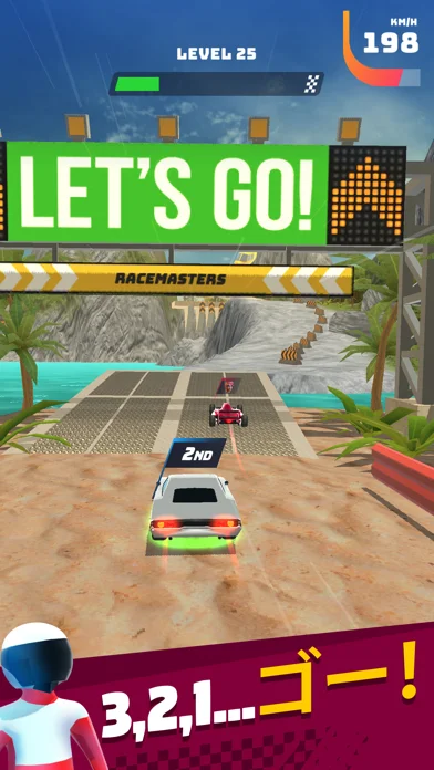 Race Master 3D: レースゲーム、リアルカー!のゲーム画面