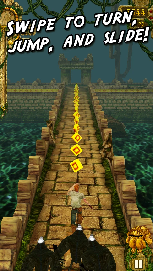 Temple Run: Classicのゲーム画面