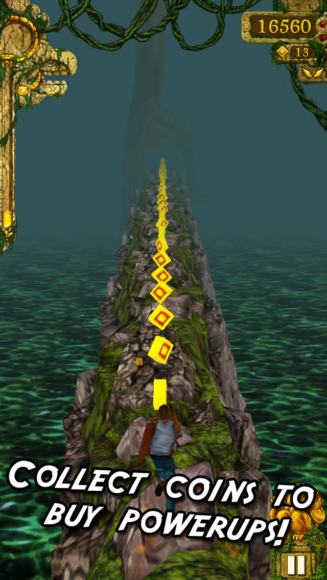 Temple Run: Classicのゲーム画面