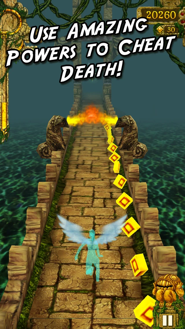 Temple Run: Classicのゲーム画面