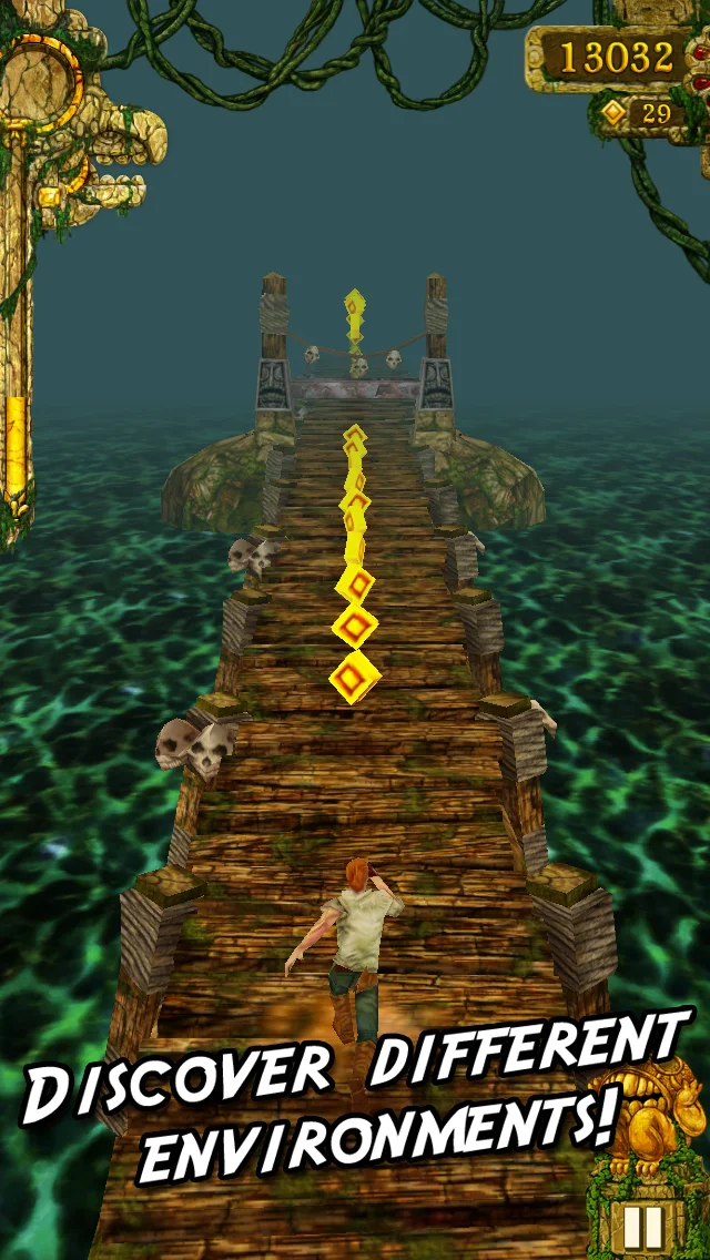 Temple Run: Classicのゲーム画面
