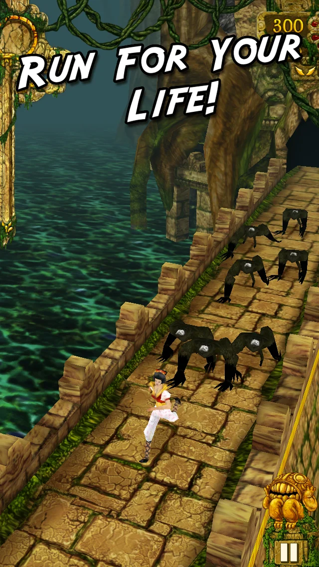 Temple Run: Classicのゲーム画面