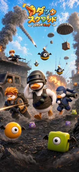 ダックスクワッド:バウンドエッグのゲーム画面