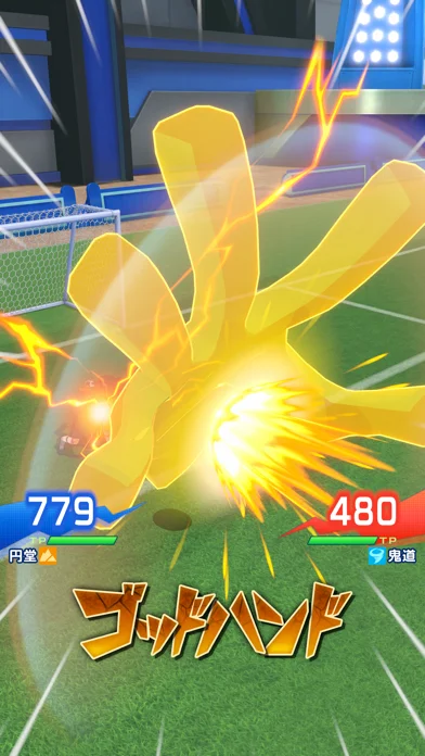 イナズマイレブン クロスのゲーム画面