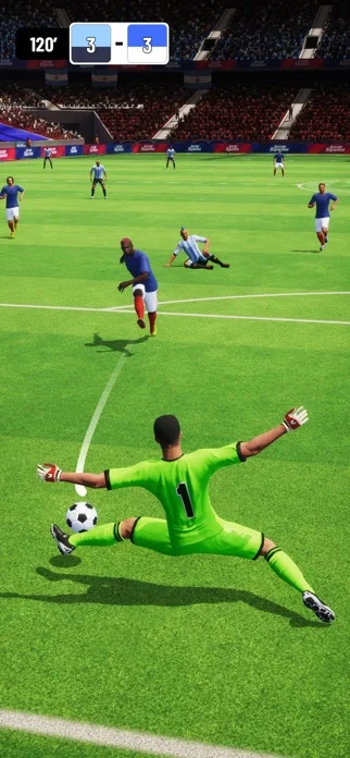 サッカースーパースター - サッカーのゲーム画面