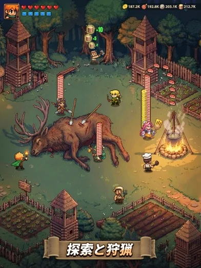 トップ ヒーローズのゲーム画面
