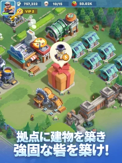 タイルズ・サバイバルのゲーム画面