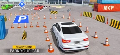 車の運転と駐車ゲームの 3 d : パーキングマスターのゲーム画面