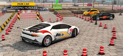 車の運転と駐車ゲームの 3 d : パーキングマスターのゲーム画面