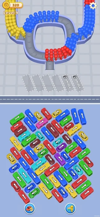Bus Traffic Fever!のゲーム画面