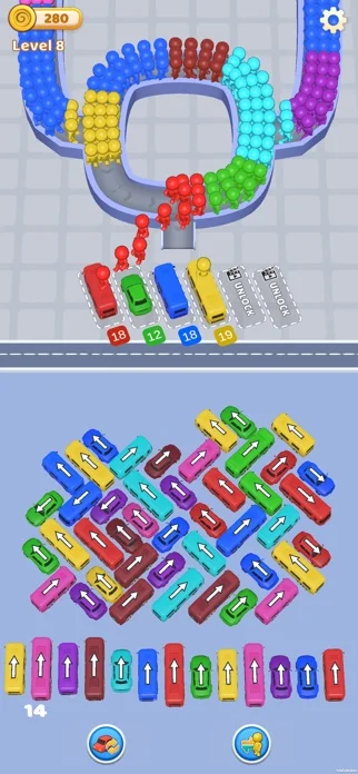 Bus Traffic Fever!のゲーム画面