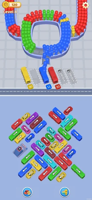 Bus Traffic Fever!のゲーム画面