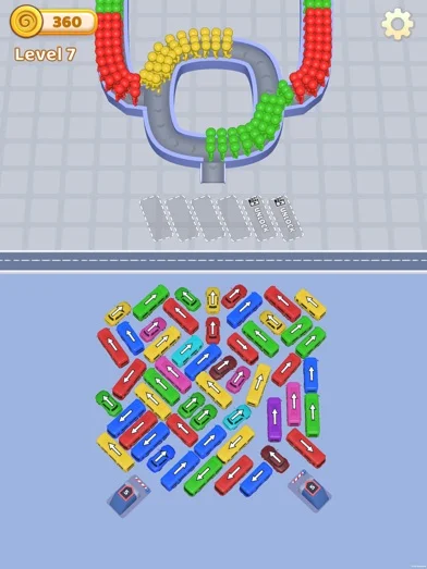 Bus Traffic Fever!のゲーム画面