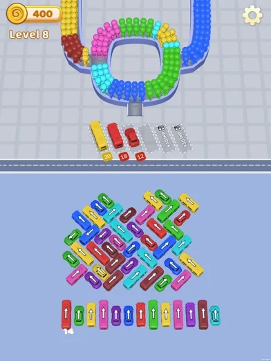 Bus Traffic Fever!のゲーム画面