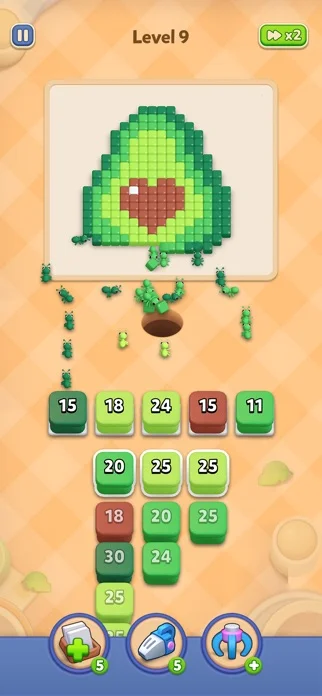 Colony Flow!のゲーム画面