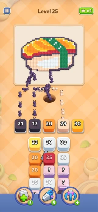 Colony Flow!のゲーム画面