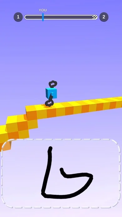 クライマーを描こう - Draw Climberのゲーム画面