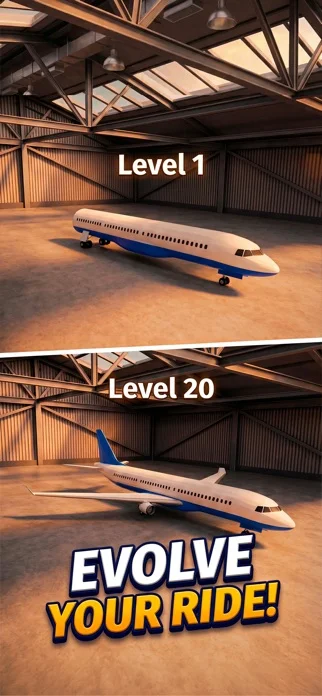 Epic Plane Evolutionのゲーム画面
