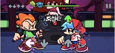 Friday Night Funkin' Mobileのゲーム画面