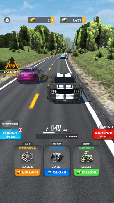 Highway Overtake - Car Racingのゲーム画面