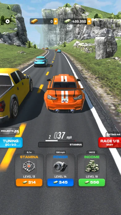 Highway Overtake - Car Racingのゲーム画面