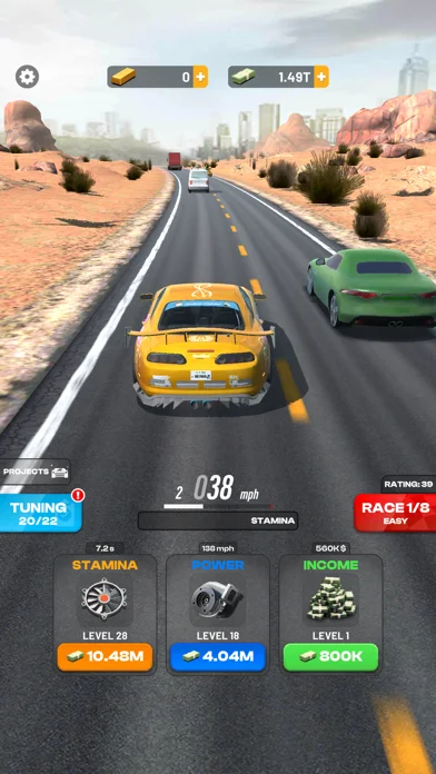 Highway Overtake - Car Racingのゲーム画面