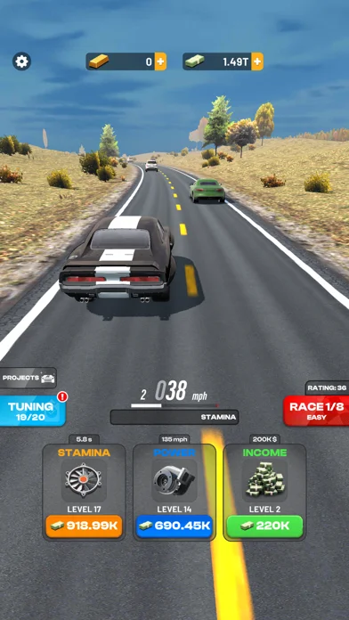 Highway Overtake - Car Racingのゲーム画面