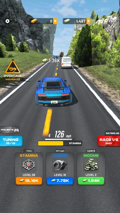 Highway Overtake - Car Racingのゲーム画面