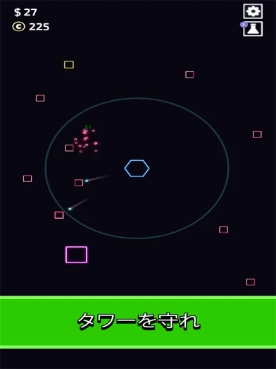The Tower – Idle Tower Defenseのゲーム画面