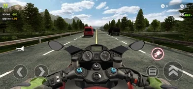 Traffic Bike - Real Moto Racerのゲーム画面