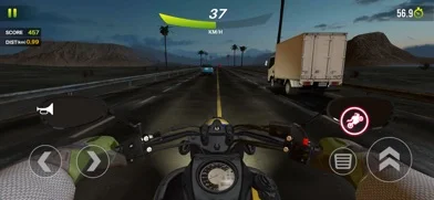 Traffic Bike - Real Moto Racerのゲーム画面