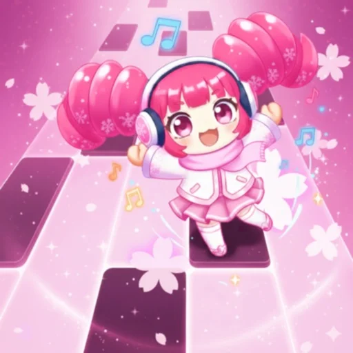 ピアノドリームタイル: アニメソングを使った音楽ゲームのアイコン画像