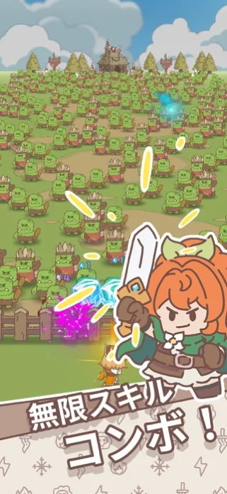 ポケっと神さま!:わちゃわちゃ防衛大作戦のゲーム画面