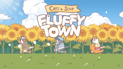 猫とスープ: ふわふわタウンのゲーム画面
