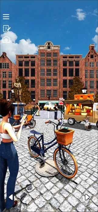脱出ゲーム アムステルダムのゲーム画面