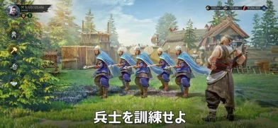 ヴァイキングライズ:ヴァルハラの英雄たちのゲーム画面