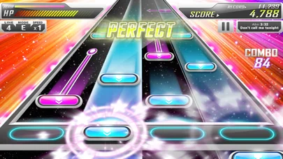 BEAT MP3 - リズムゲームのゲーム画面