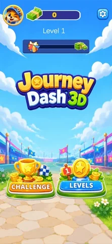 Journey Dash 3Dのゲーム画面