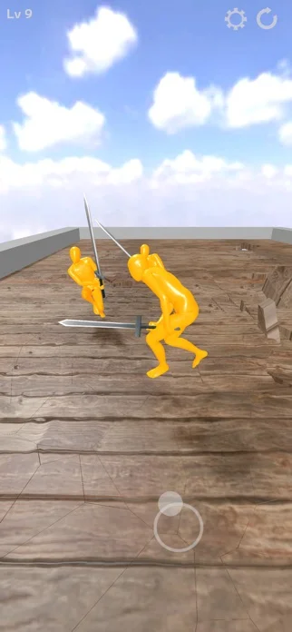 Ragdoll Bladeのゲーム画面