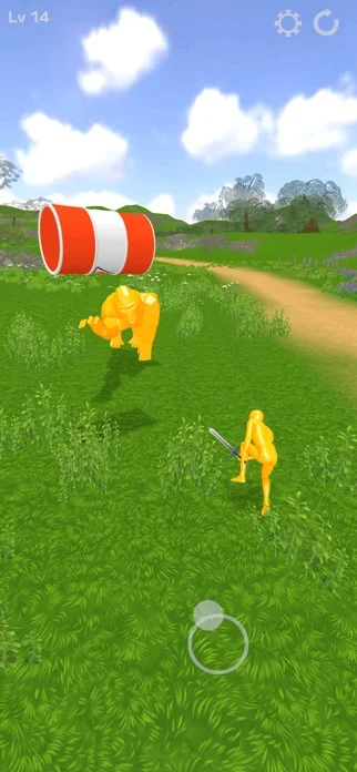 Ragdoll Bladeのゲーム画面