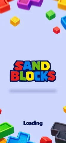 Sand Blocks: Drop Puzzleのゲーム画面
