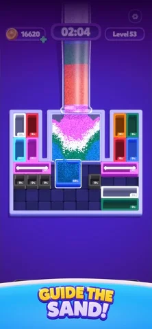 Sand Blocks: Drop Puzzleのゲーム画面