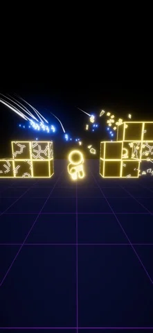 Slow Mo Strike: ナイフ投げアクションのゲーム画面