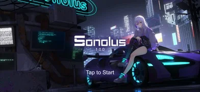 Sonolusのゲーム画面