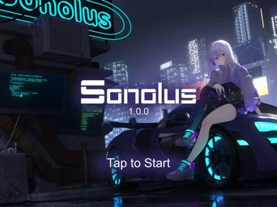 Sonolusのゲーム画面